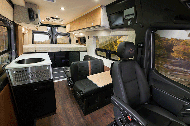 Storyteller Adventure Camper Van Luxury Interior