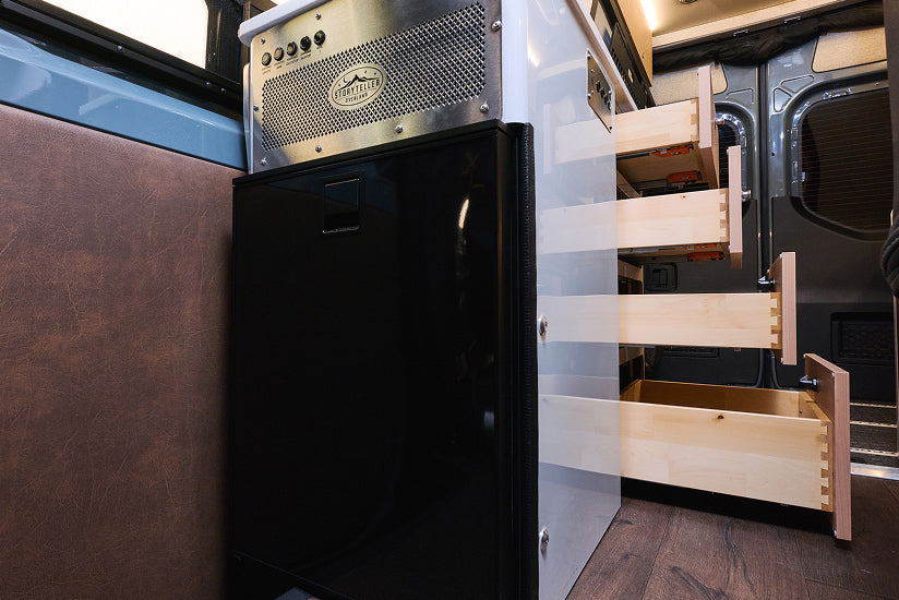 Storyteller Adventure Camper Van Interior Storage Space