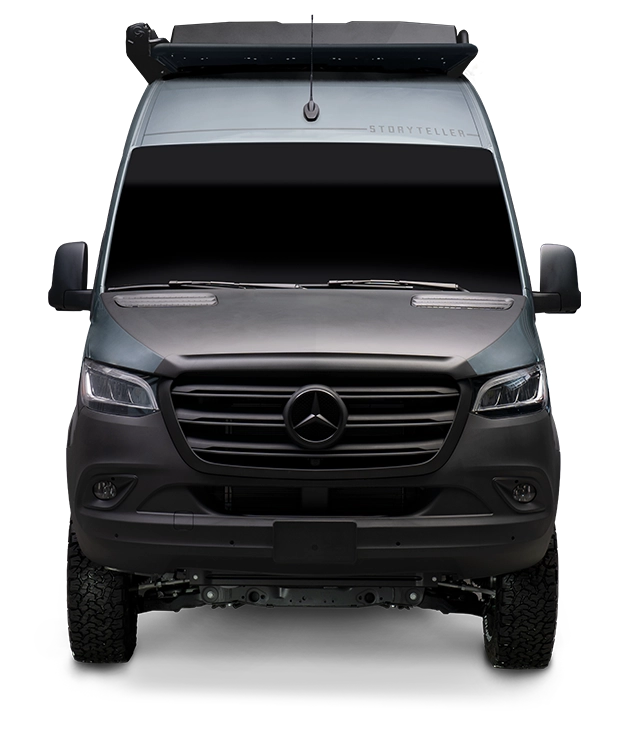 Storyteller Adventure Camper Van Dark Mode