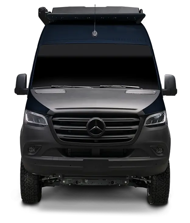 2026 Dark Canvasite Front Storyteller Overland, Camper Van, Campervan, Adventure Van, Class B RV, Small Motorhome, Overland, Overlanding, Offroad Vehicle, Vanlife, Van life