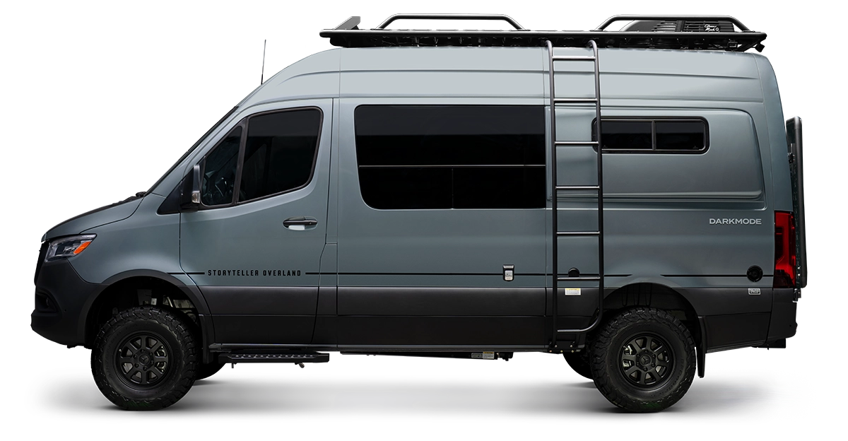 Storyteller Adventure Camper Van Dark Mode