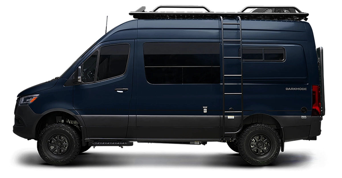 Storyteller Adventure Camper Van Dark Mode