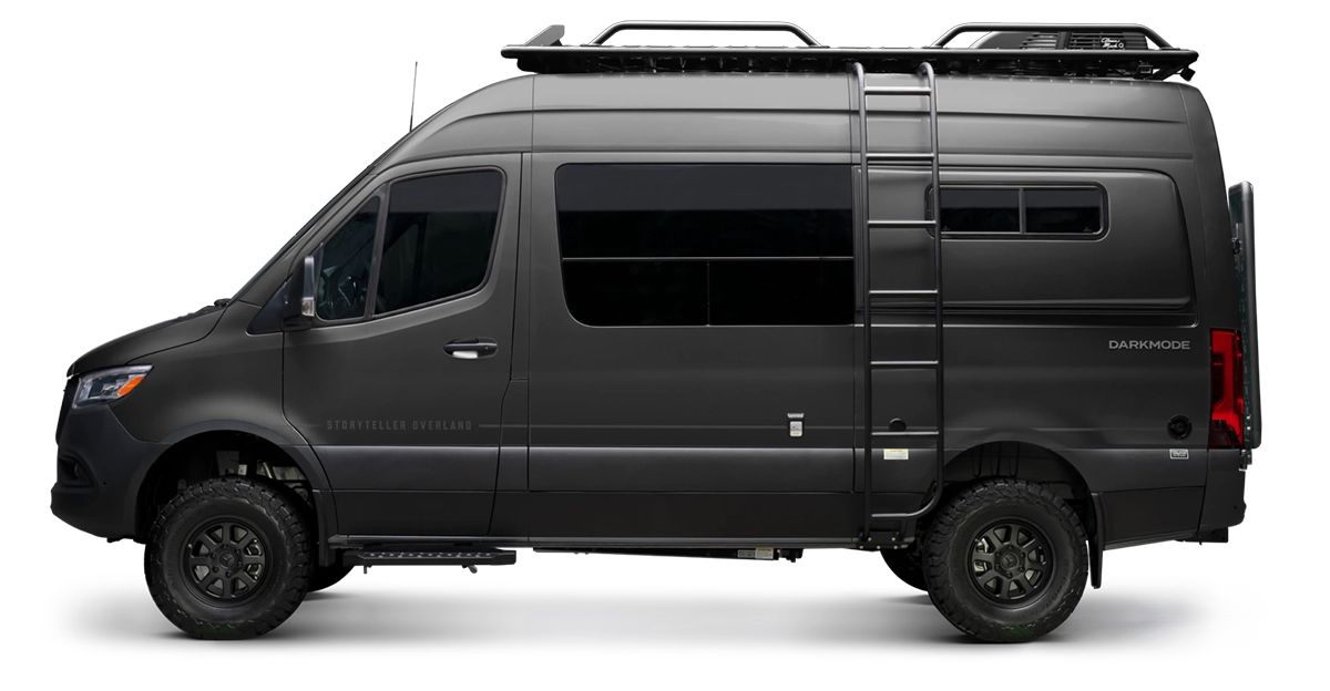 Storyteller Adventure Camper Van Dark Mode