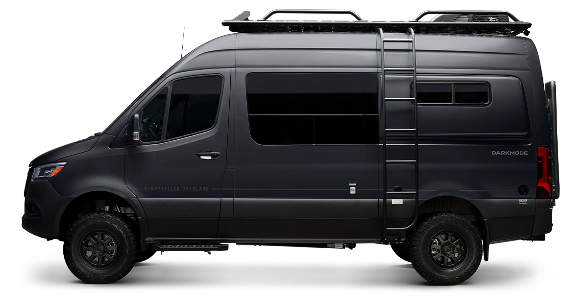 Storyteller Adventure Camper Van Dark Mode