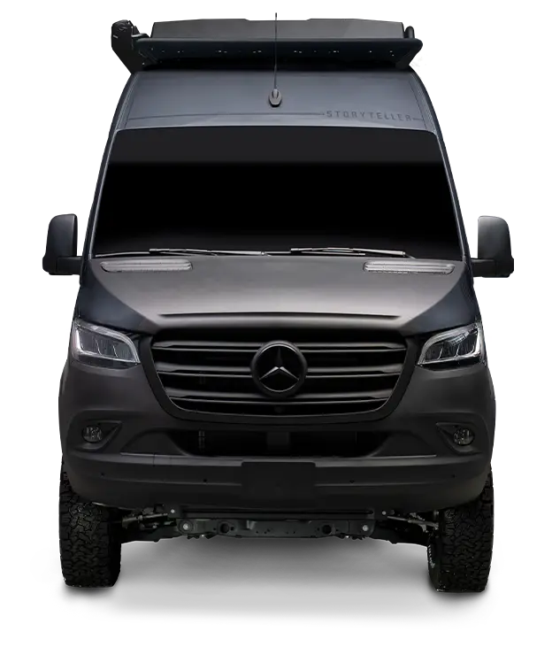 Storyteller Adventure Camper Van Dark Mode
