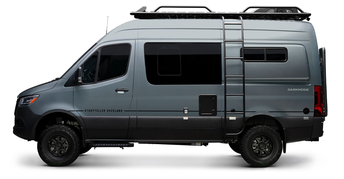 Storyteller Adventure Camper Van Dark Mode