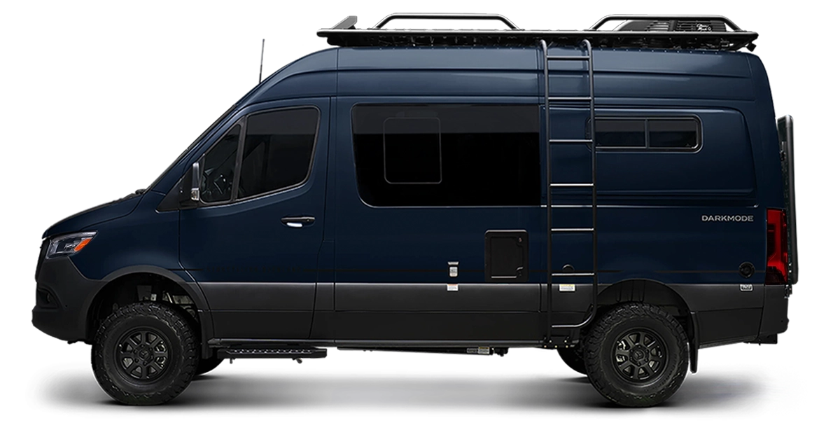 Storyteller Adventure Camper Van Dark Mode