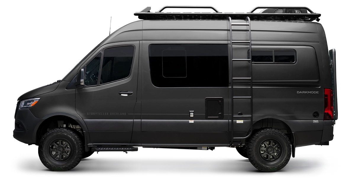Storyteller Adventure Camper Van Dark Mode
