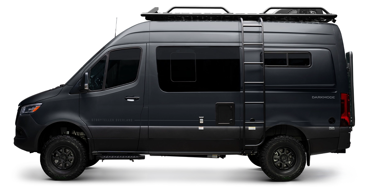 Storyteller Adventure Camper Van Dark Mode