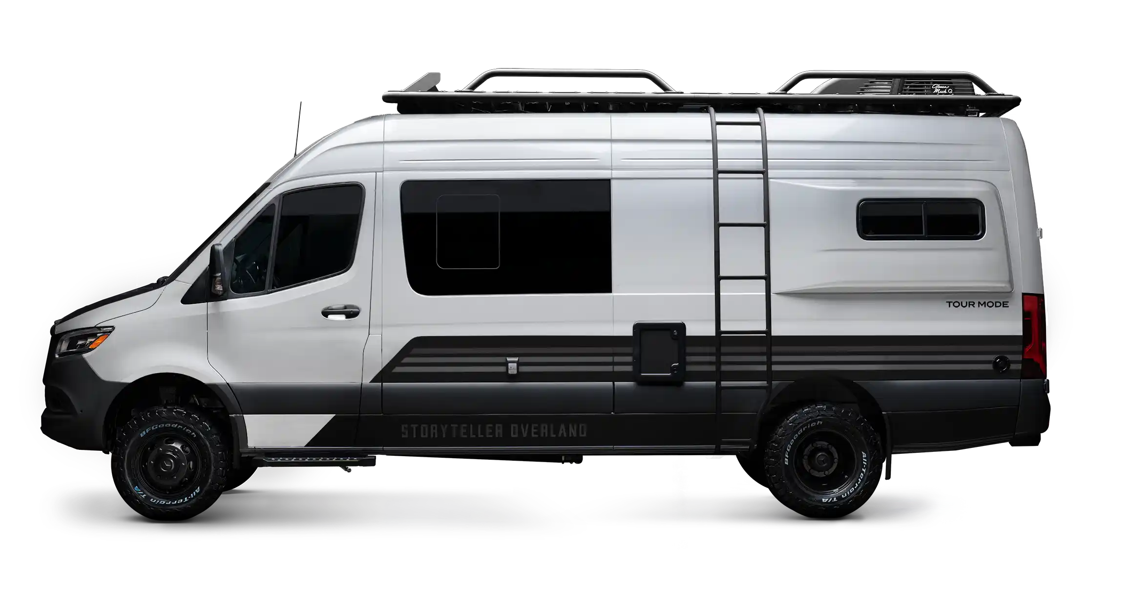 Storyteller Overland TOUR Mode Grey White Side View