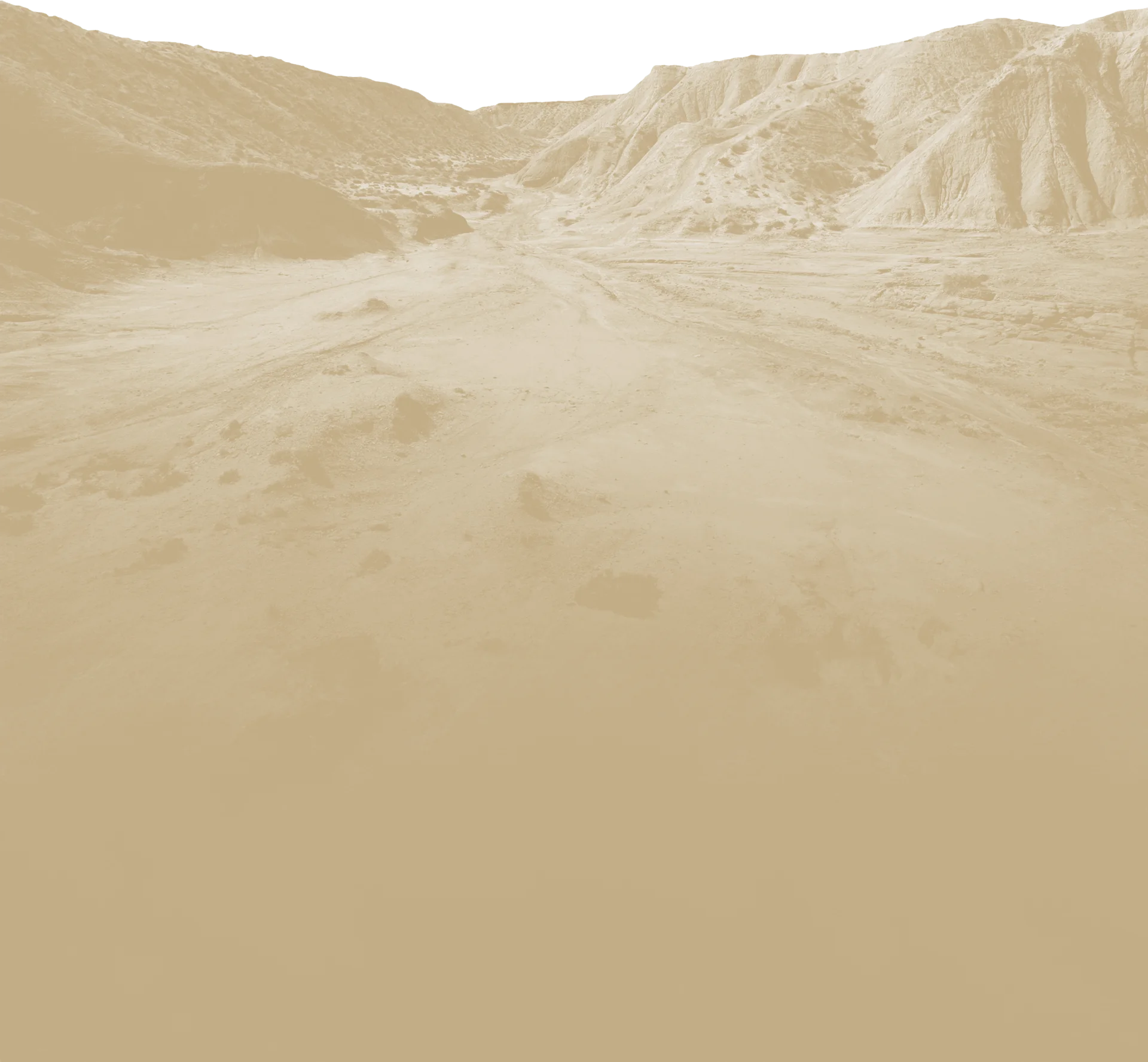 Desert landscape ideal for overland, offroad vehicle, camper van, adventure van, vanlife travel