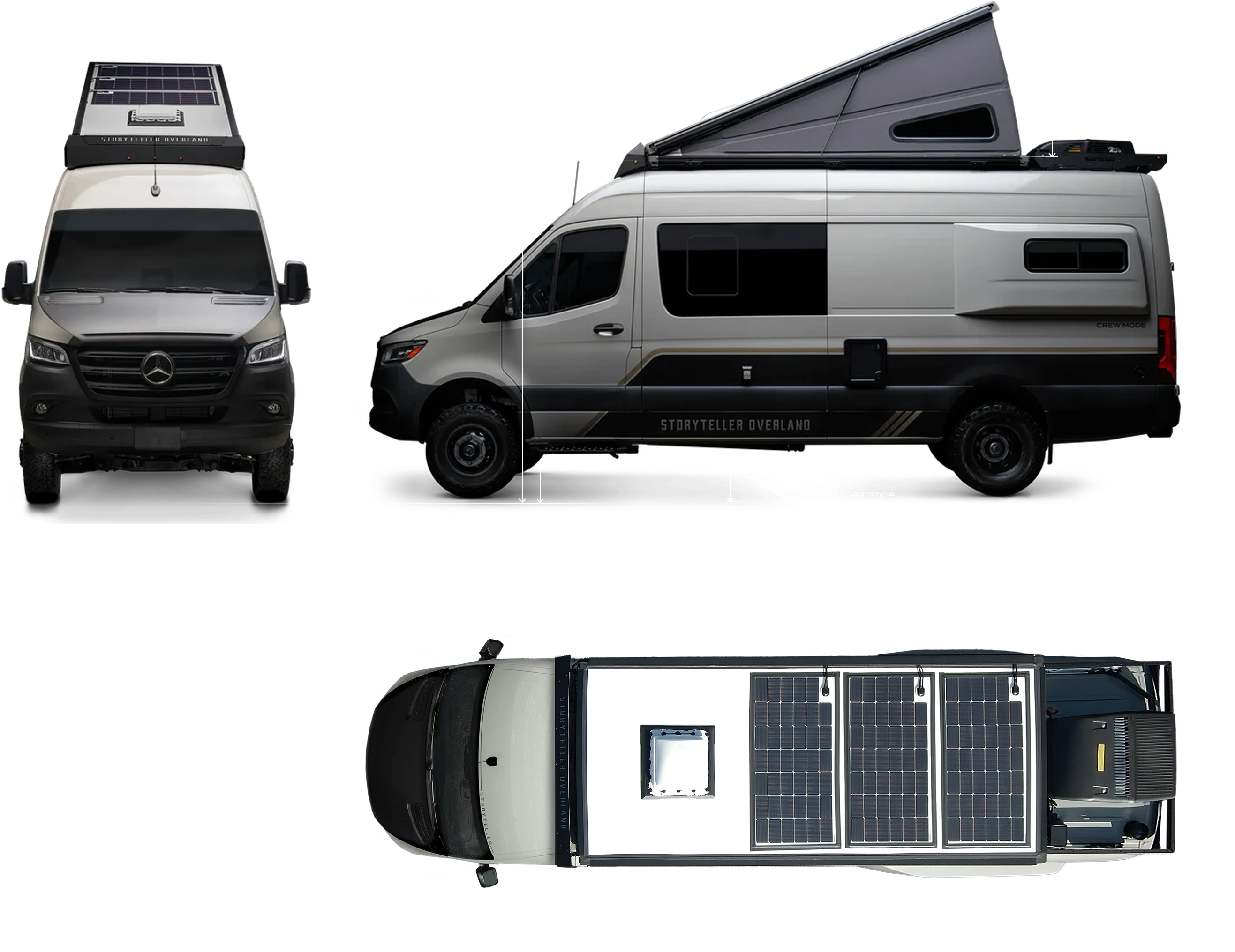 Storyteller Overland Crew Mode Dimensions