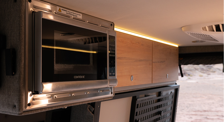Storyteller Adventure Camper Van Interior Utilities