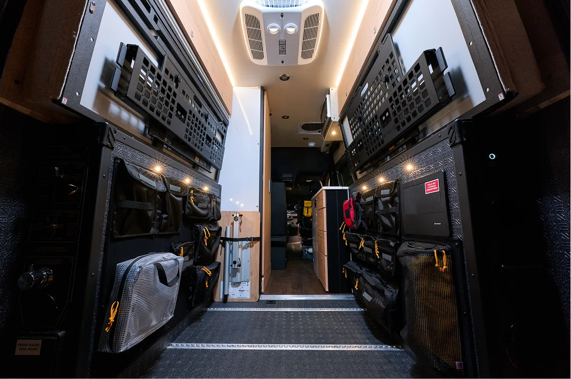 Storyteller Adventure Camper Van Interior Storage