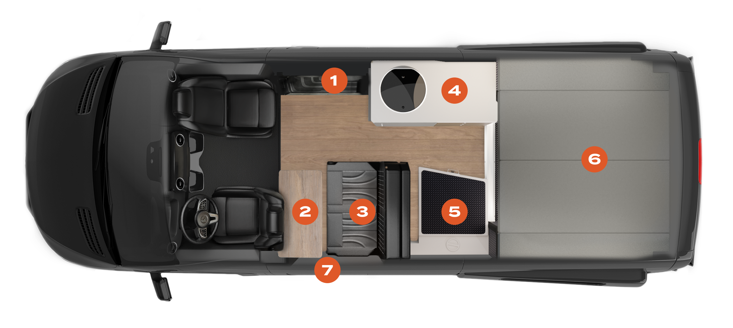 Storyteller Overland Adventure Van Interior Highlights