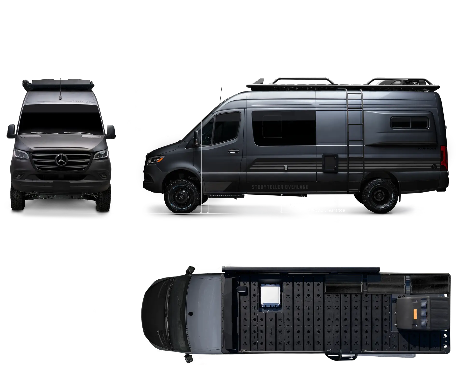 Tour MODE Camper Van Dimensions