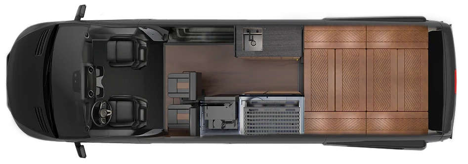 Storyteller Overland Tour MODE Interior Floorplan